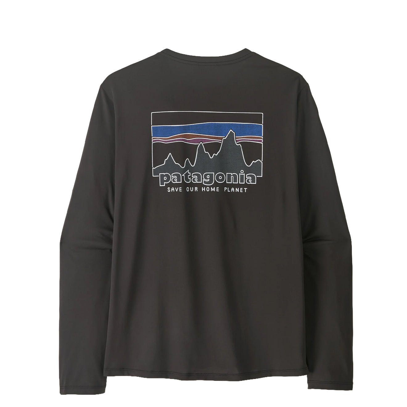 Patagonia L/S Cap Cool Daily Shirt '73 Skyline Black