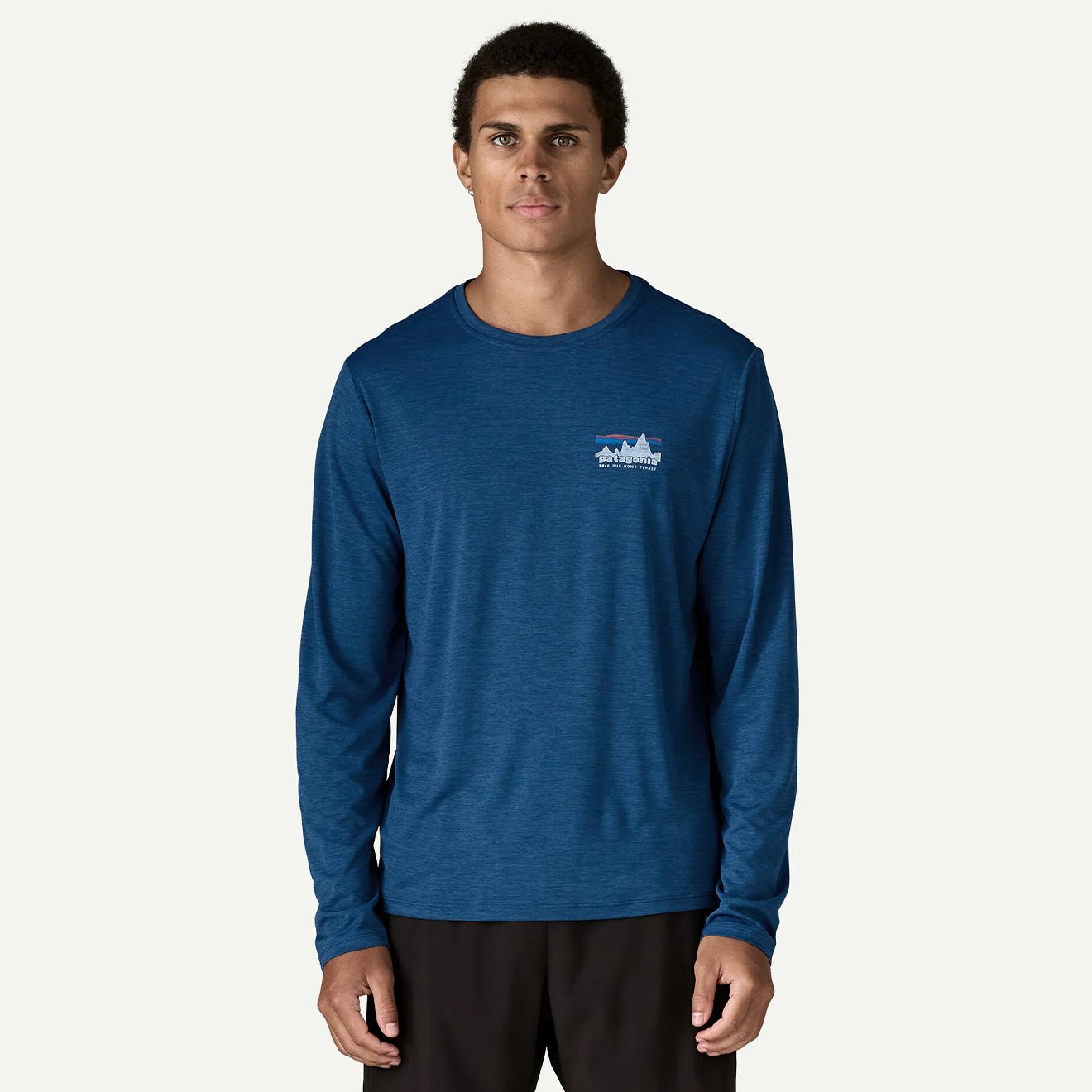 Patagonia L/S Cap Cool Daily Shirt '73 Skyline Black