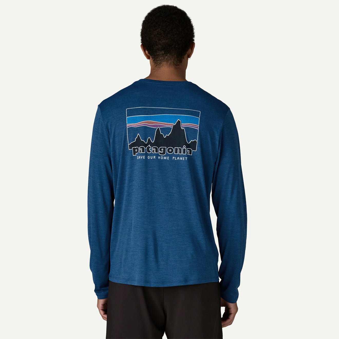 Patagonia L/S Cap Cool Daily Shirt '73 Skyline Clement Blue Light Clement Blue X - Dye
