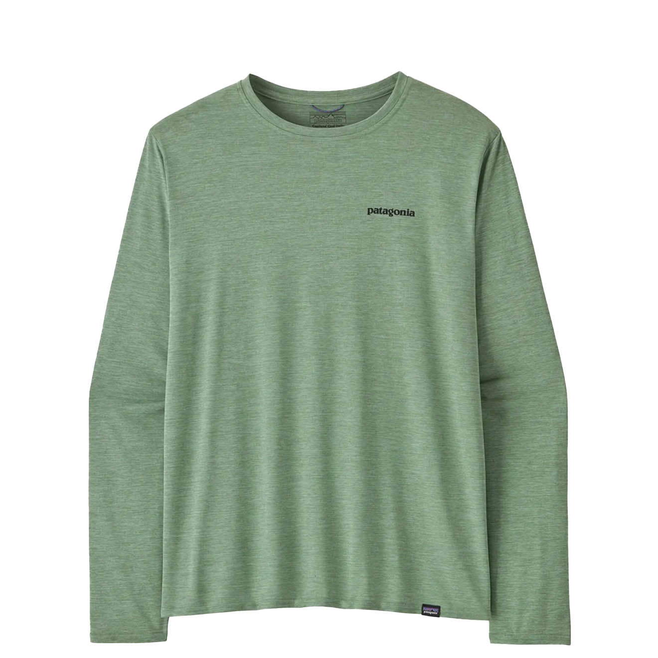 Patagonia L/S Capilene Cool Daily Graphic Shirt Waters Fitz Roy Trout Ellwood Green X-Dye