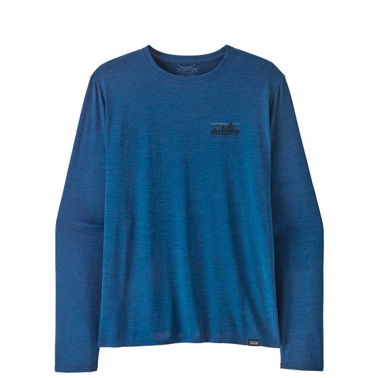 Patagonia L/S Capilene Cool Daily Graphic Shirt '73 Skyline Clement Blue X-Dye