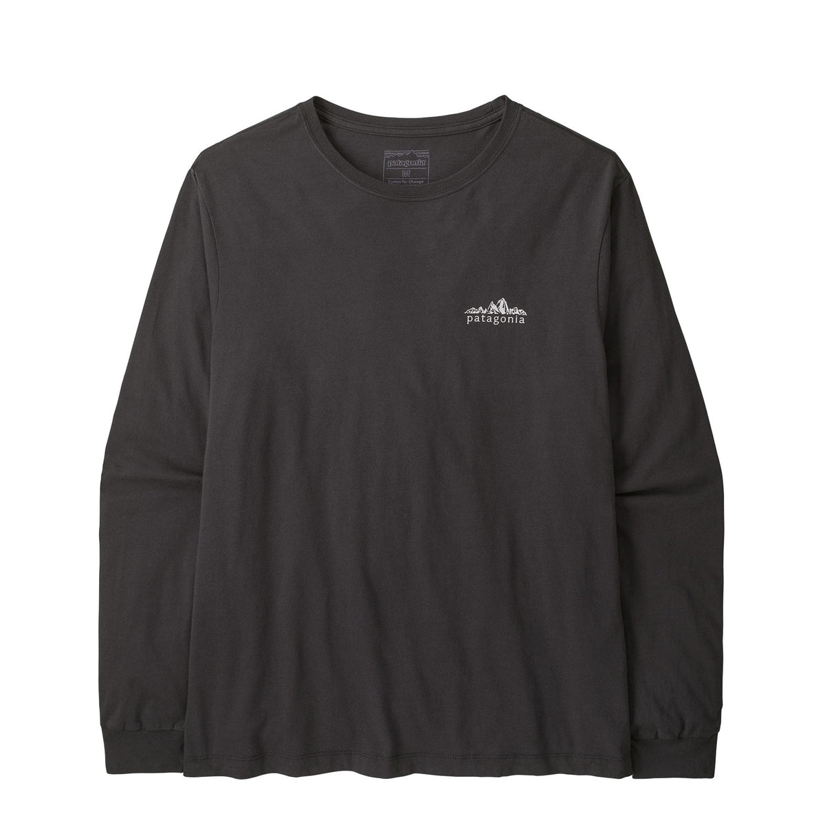 Patagonia L/S Fitz Roy Foothills T-Shirt Ink Black