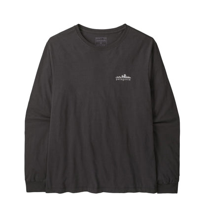 Patagonia L/S Fitz Roy Foothills T-Shirt Ink Black