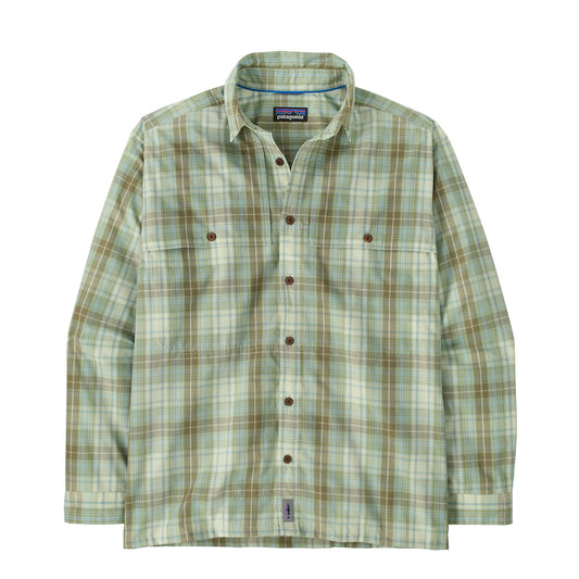 Patagonia L/S Island Hopper Shirt Longshore / Lichen Green
