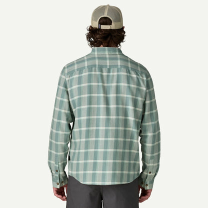 Patagonia L/S LW Fjord Flannel Shirt Builder Weathered Stone