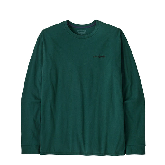 Patagonia L/S P-6 Logo Responsibili-Tee Cascade Green
