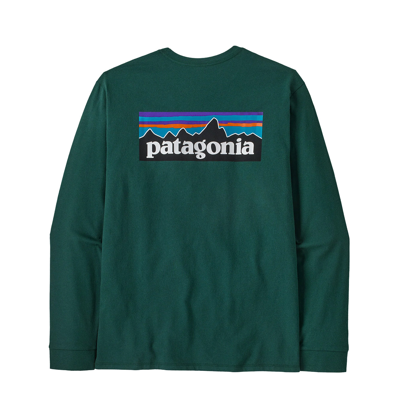 Patagonia L/S P-6 Logo Responsibili-Tee Cascade Green