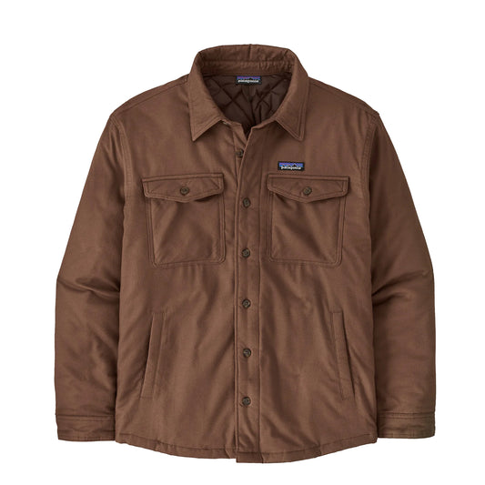 Patagonia Lightweight Insulated Fjord Flannel Shirt Berm Brown