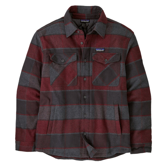 Patagonia Lightweight Insulated Fjord Flannel Shirt William / Ink Black - The Sporting Lodge
