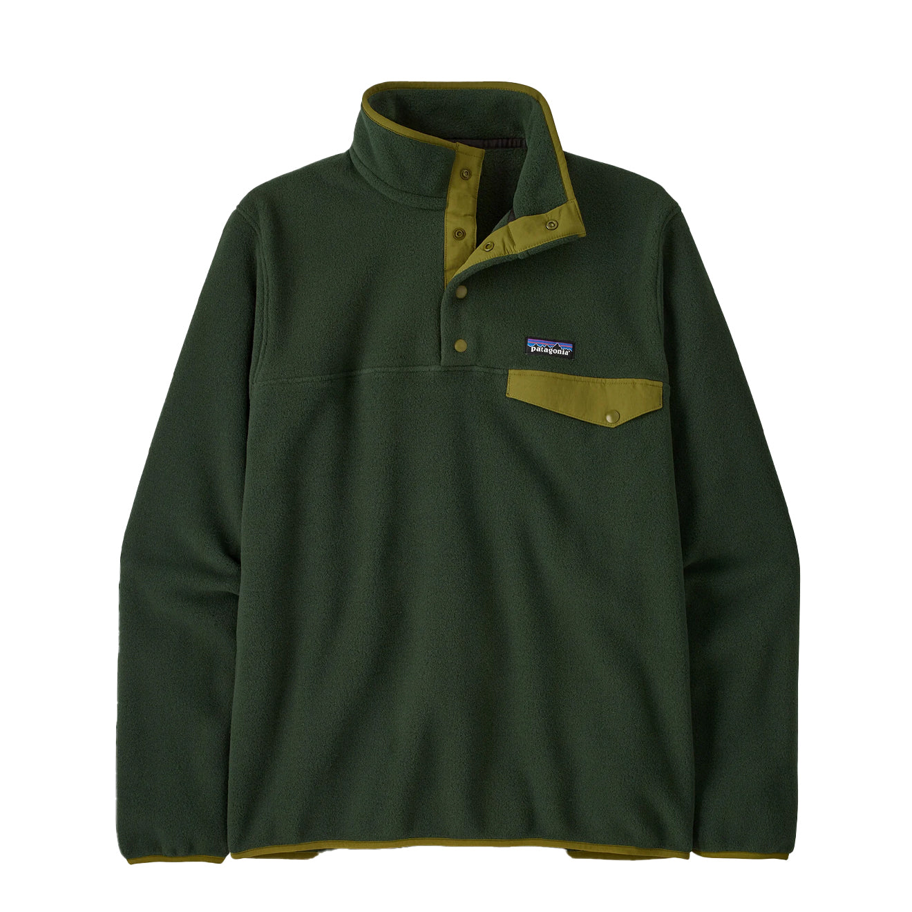 Patagonia Lightweight Synchilla Snap-T Fleece Pullover Old Growth Green
