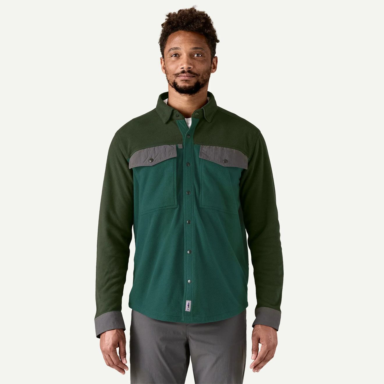 Patagonia Long-Sleeved Early Rise Snap Shirt Cascade Green - The Sporting Lodge