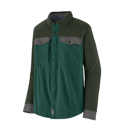 Patagonia Long-Sleeved Early Rise Snap Shirt Cascade Green - The Sporting Lodge