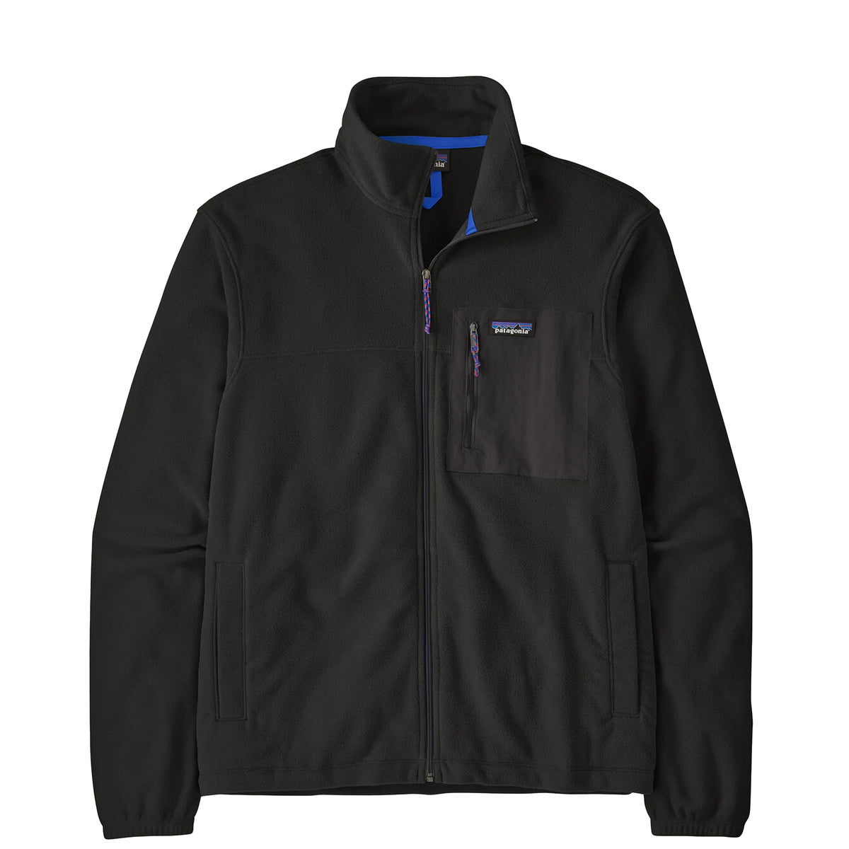 Patagonia Micro D Fleece Patch Pocket Jacket Black