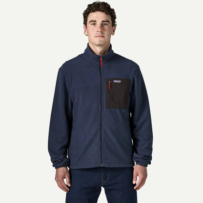 Patagonia Micro D Fleece Patch Pocket Jacket Black