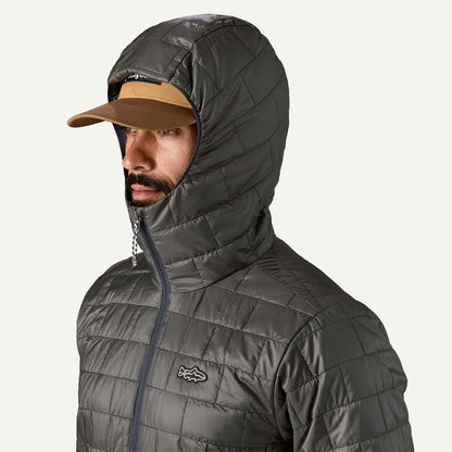 Patagonia Nano Puff Fitz Roy Trout Hoody Forge Grey - The Sporting Lodge