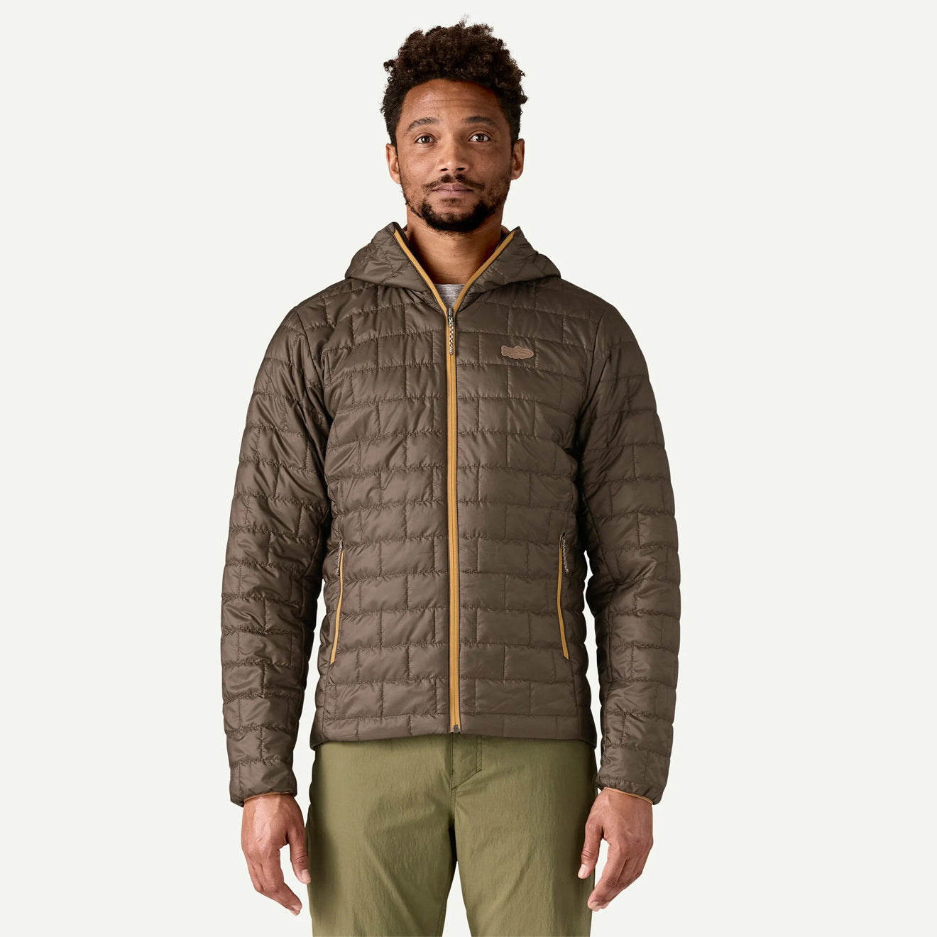 Patagonia Nano Puff Fitz Roy Trout Hoody Otter Brown - The Sporting Lodge