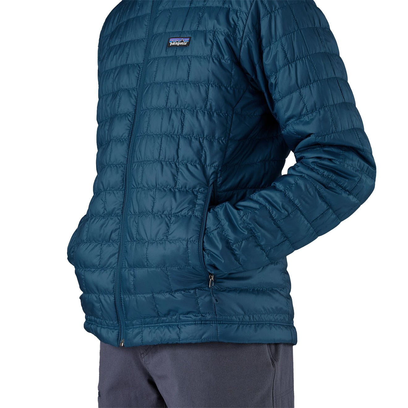 Patagonia Nano Puff Jacket Lagom Blue - The Sporting Lodge