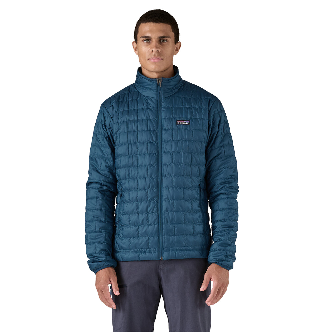 Patagonia Nano Puff Jacket Lagom Blue - The Sporting Lodge