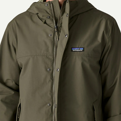 Patagonia Outdoor Everyday Rain Jacket Basin Green - The Sporting Lodge