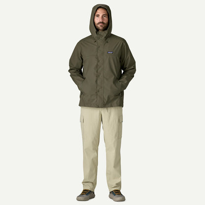 Patagonia Outdoor Everyday Rain Jacket Basin Green - The Sporting Lodge