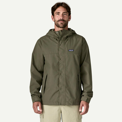 Patagonia Outdoor Everyday Rain Jacket Basin Green - The Sporting Lodge