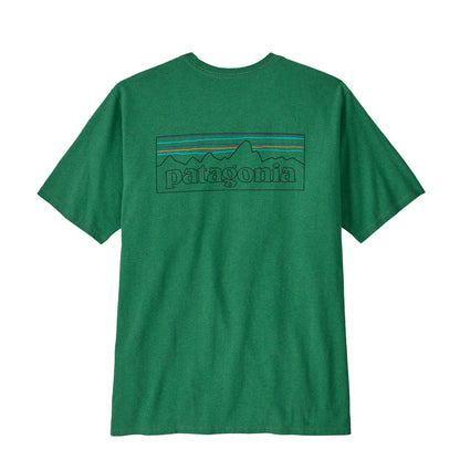 Patagonia P-6 Logo Responsibili-Tee P-6 Outline / Heartleaf Green - The Sporting Lodge