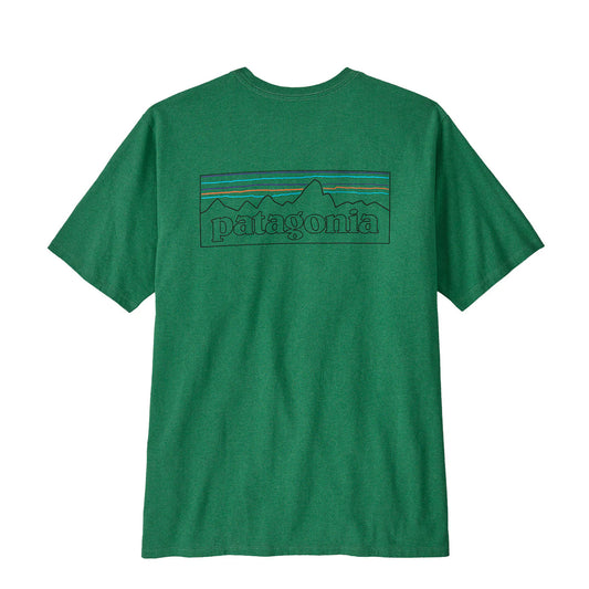 Patagonia P-6 Logo Responsibili-Tee P-6 Outline / Heartleaf Green - The Sporting Lodge