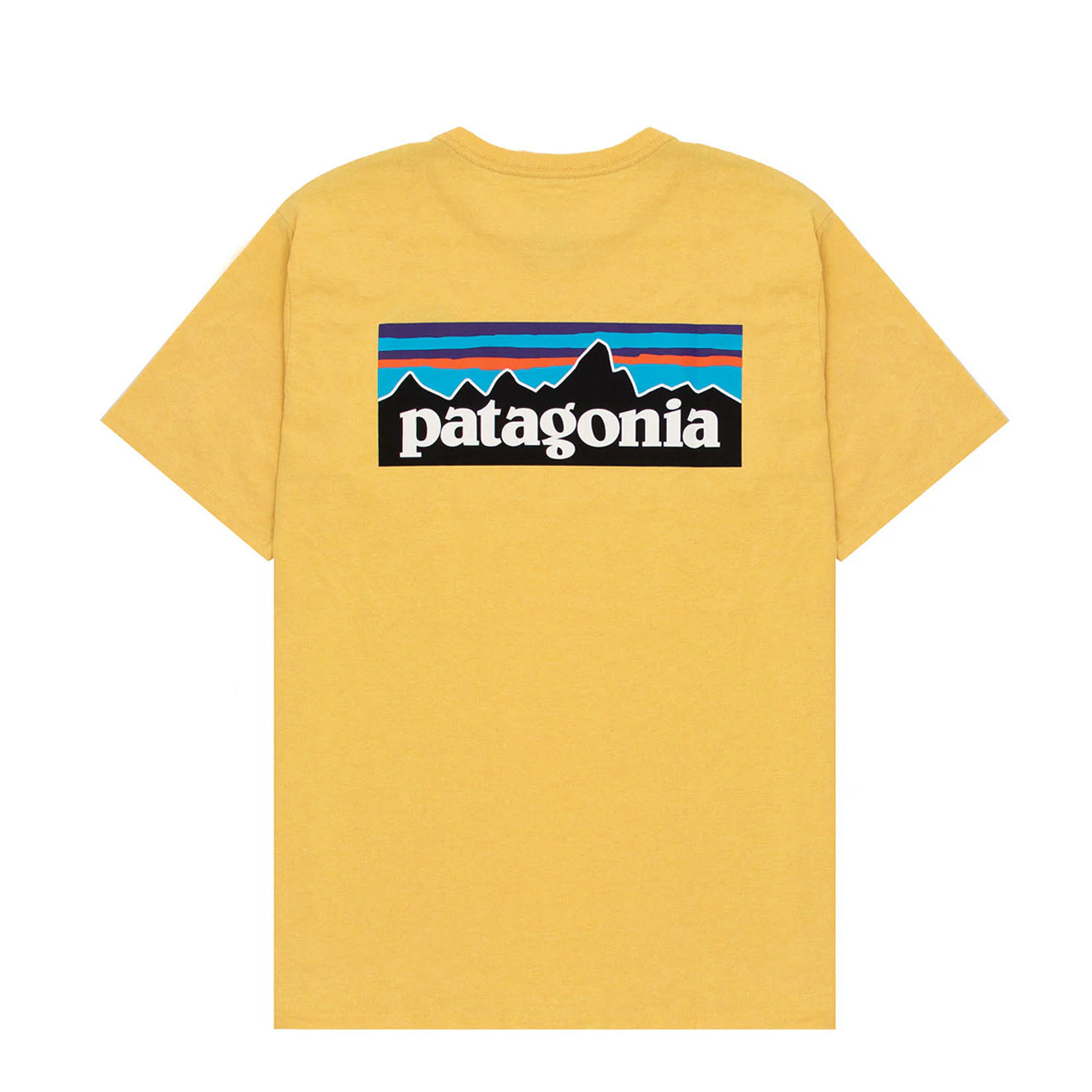 Patagonia P-6 Logo Responsibili Tee Milled Yellow - The Sporting Lodge