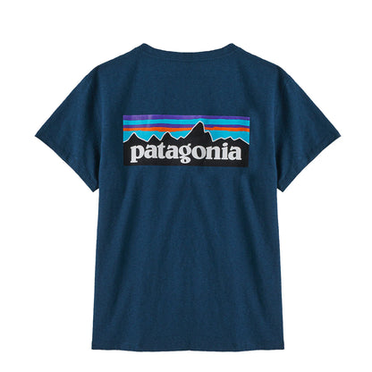Patagonia P-6 Logo Responsibili Tee Tidepool Blue