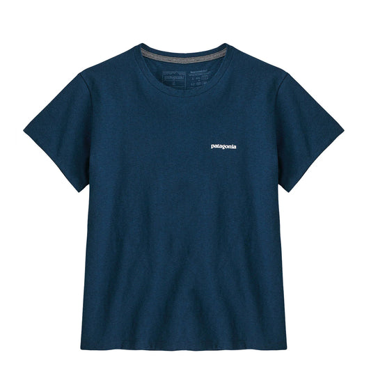 Patagonia P-6 Logo Responsibili Tee Tidepool Blue