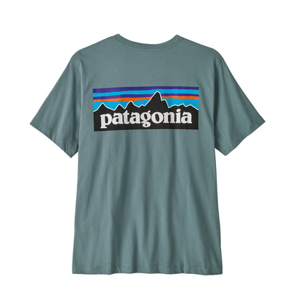 Patagonia P-6 Logo T-Shirt Blue Sage