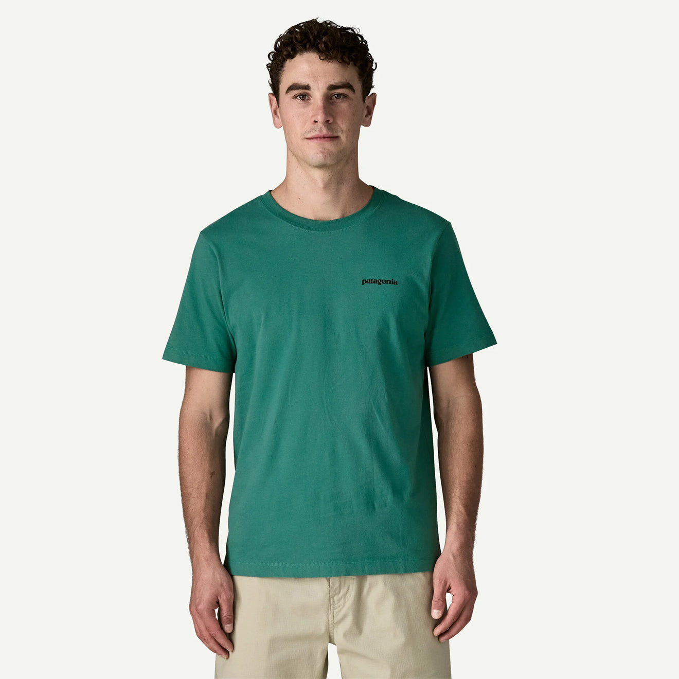 Patagonia P-6 Logo T-Shirt Gem Green - The Sporting Lodge