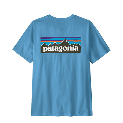 Patagonia P-6 Logo T-Shirt Shore Blue - The Sporting Lodge