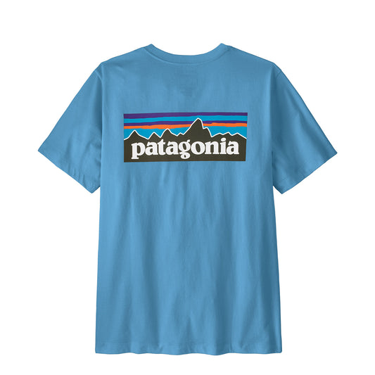 Patagonia P-6 Logo T-Shirt Shore Blue - The Sporting Lodge
