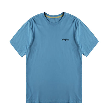 Patagonia P-6 Logo T-Shirt Shore Blue - The Sporting Lodge