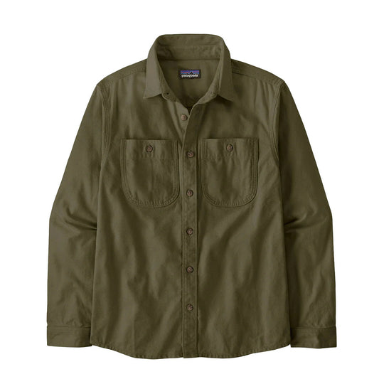 Patagonia Point Reyes Canvas Shirt Basin Green