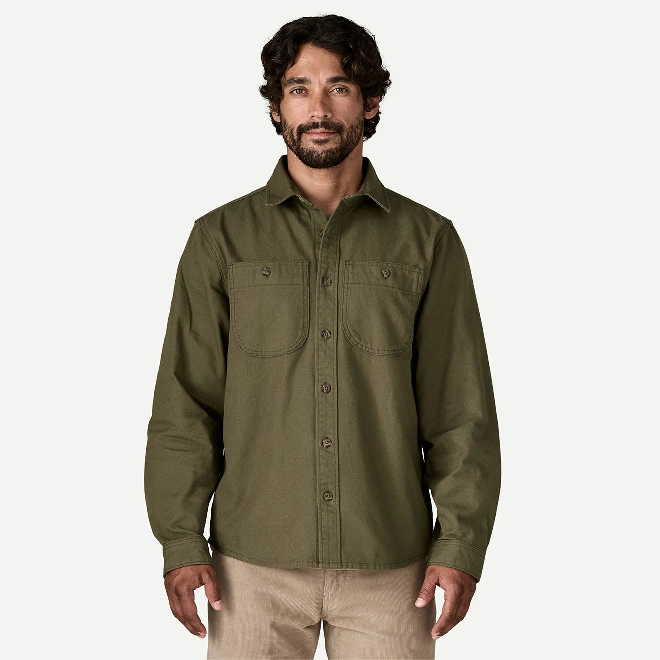 Patagonia Point Reyes Canvas Shirt Basin Green