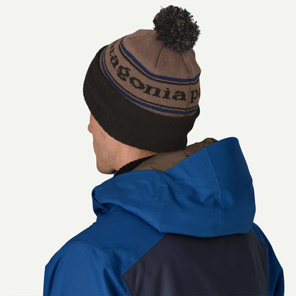Patagonia Powder Town Beanie Park Stripe Marlow Brown - The Sporting Lodge