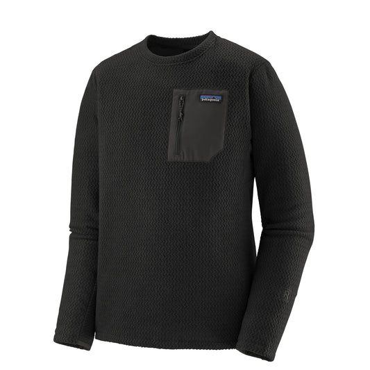 Patagonia R1 Air Fleece Crewneck Black - The Sporting Lodge