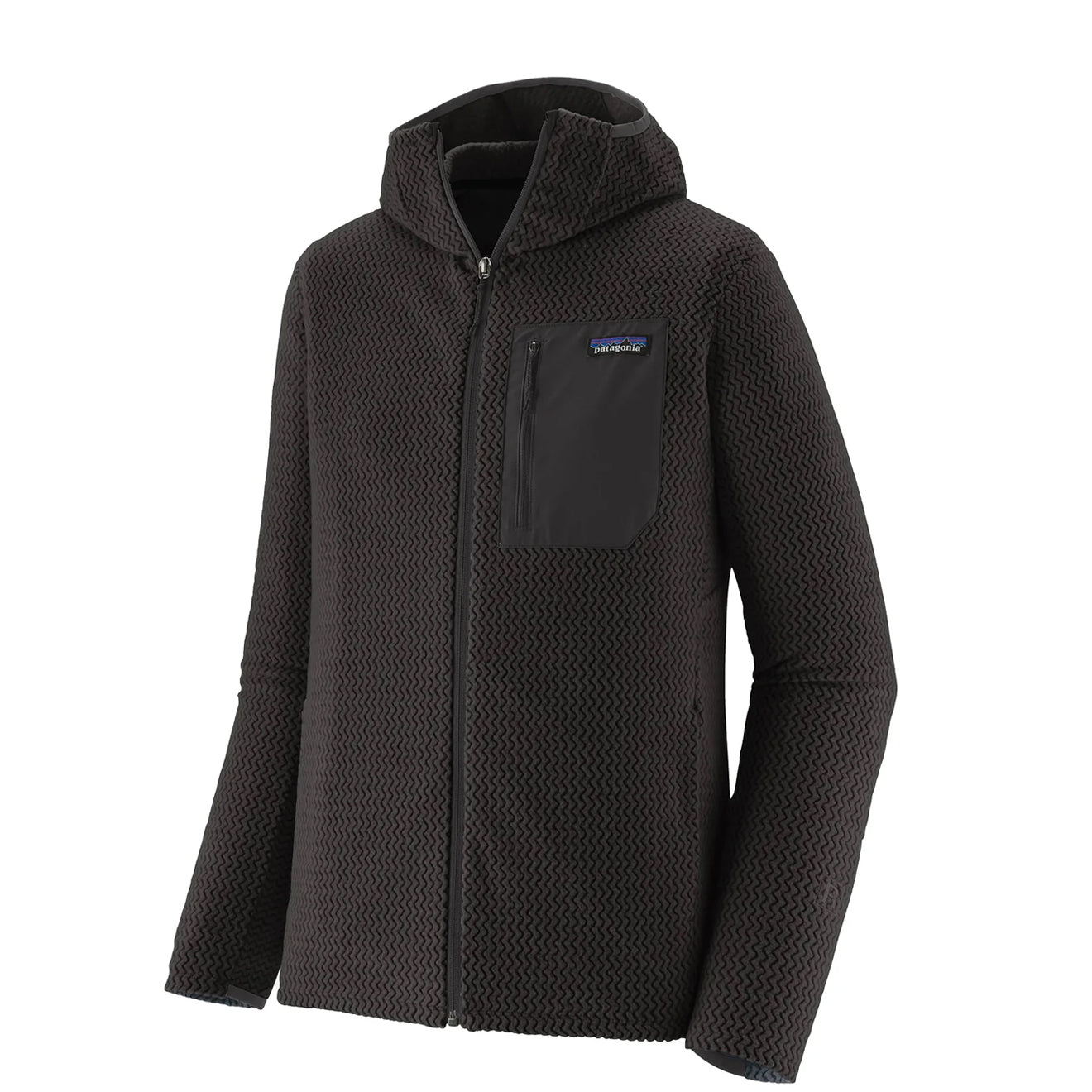 Patagonia R1 Air Fleece Full-Zip Hoody Black - The Sporting Lodge