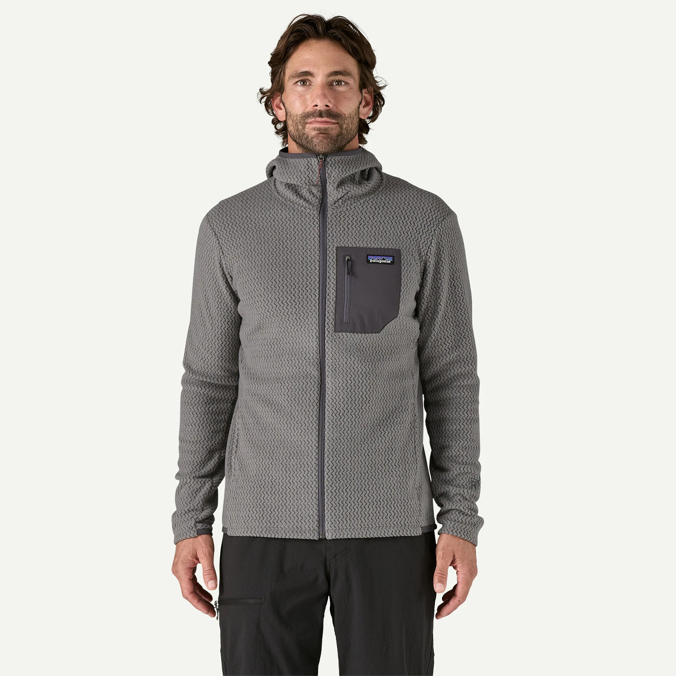 Patagonia R1 Air Full-Zip Hoody Forever Grey - The Sporting Lodge