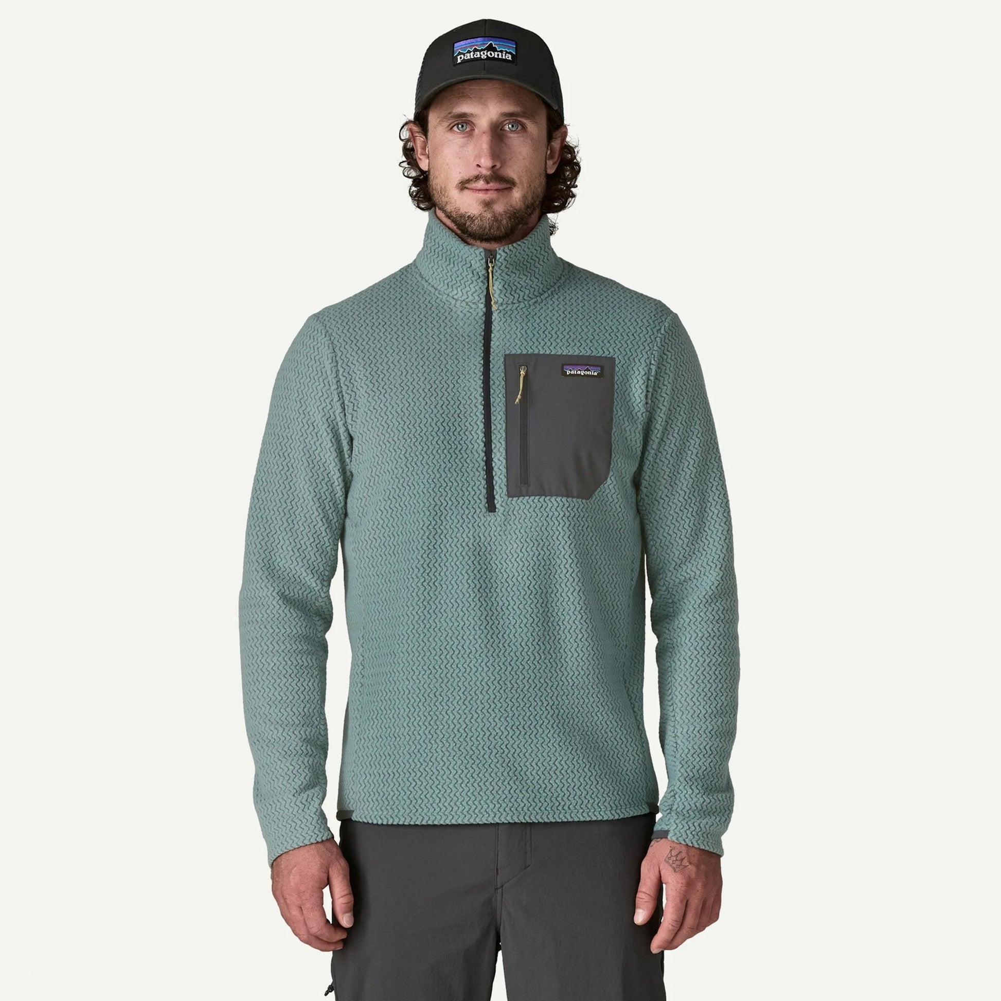 Patagonia R1 Air Zip Neck Blue Sage