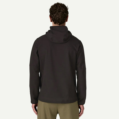 Patagonia R1 TechFace Fitz Roy Trout Hoody Black