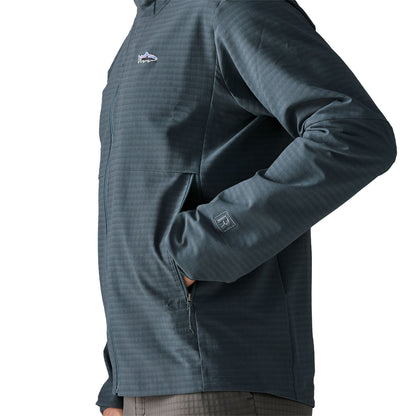 Patagonia R1 TechFace Fitz Roy Trout Hoody Summit Blue