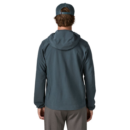 Patagonia R1 TechFace Fitz Roy Trout Hoody Summit Blue