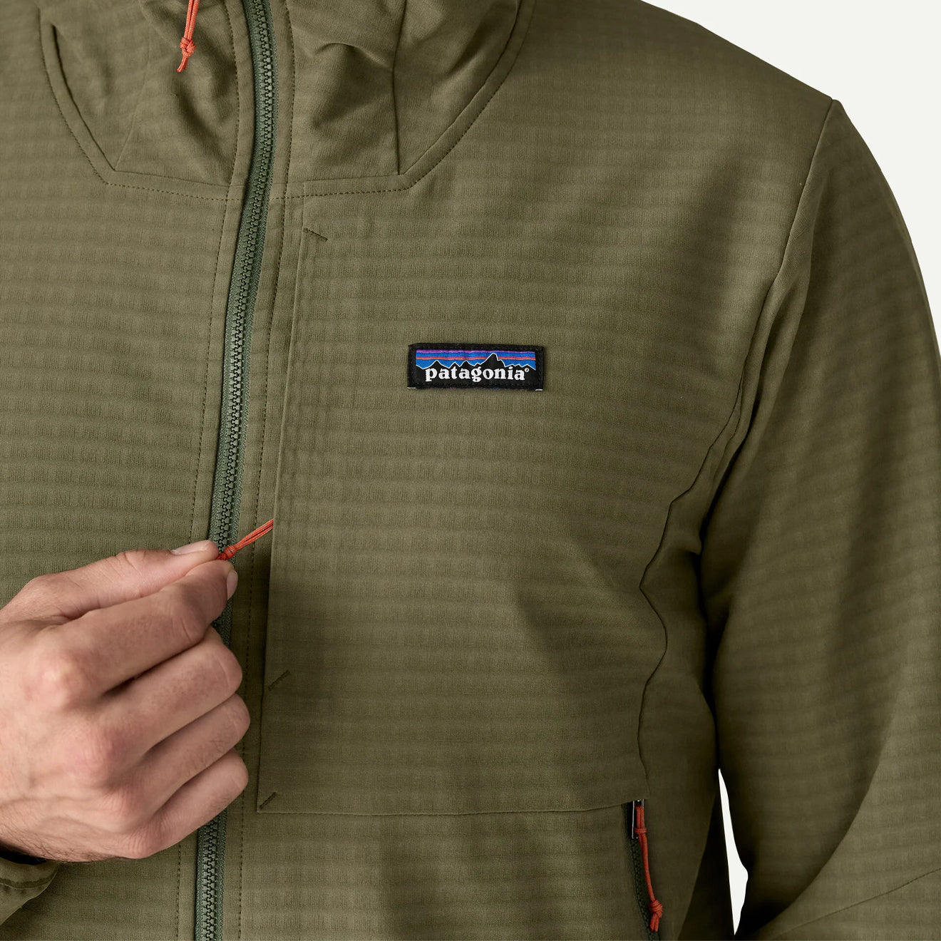 Patagonia R1 TechFace Hoody Basin Green - The Sporting Lodge