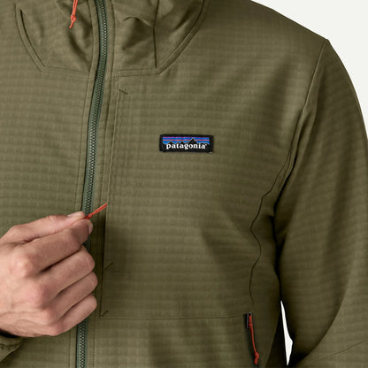 Patagonia R1 TechFace Hoody Basin Green - The Sporting Lodge