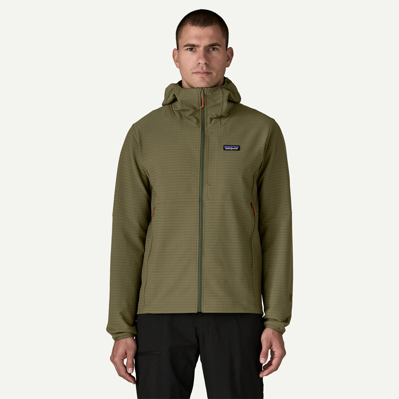 Patagonia R1 TechFace Hoody Basin Green - The Sporting Lodge