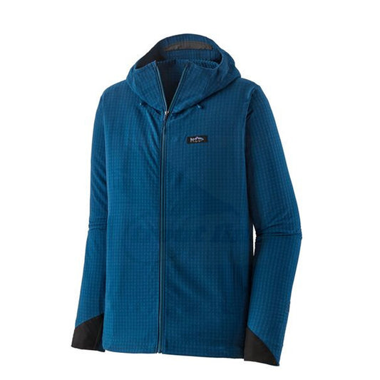 Patagonia R1® TechFace Fitz Roy Trout Hoody Lagom Blue - The Sporting Lodge
