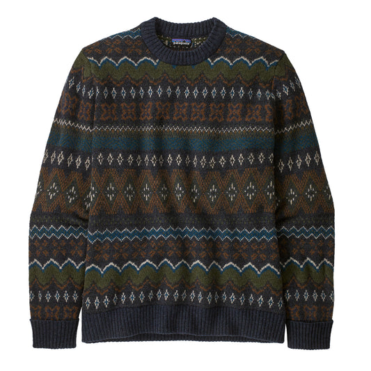 Patagonia Recycled Wool-Blend Sweater Helmsman / Smolder Blue - The Sporting Lodge